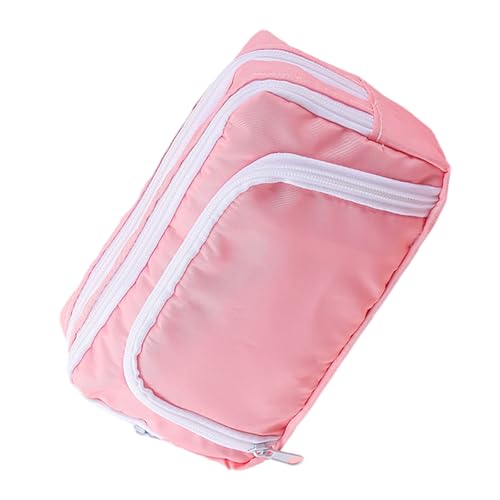 DABAIXIONG Große Bleistiftkoffer Hochkapazität Stifthaltertasche 3 Fächer Marker Stift Organisatoren Reisen Beutel Für Jugendliche Erwachsene Student Office Reisebereicher Veranstalter von DABAIXIONG