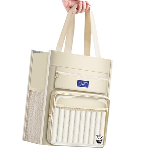 DABAIXIONG Handheld Book Bag Canvas Organisatoren Handheld School Kunsthandwerk Organisatoren Für Lehrer Für Lehrer Bibelstudium Accessoires von DABAIXIONG