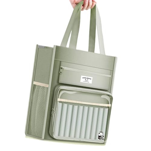 DABAIXIONG Handheld Book Bag Canvas Organisatoren Handheld School Kunsthandwerk Organisatoren Für Lehrer Für Lehrer Bibelstudium Accessoires von DABAIXIONG