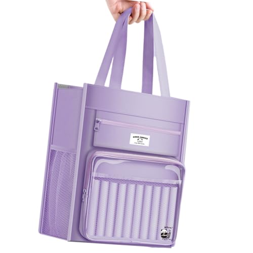 DABAIXIONG Handheld Book Bag Canvas Organisatoren Handheld School Kunsthandwerk Organisatoren Für Lehrer Für Lehrer Bibelstudium Accessoires von DABAIXIONG