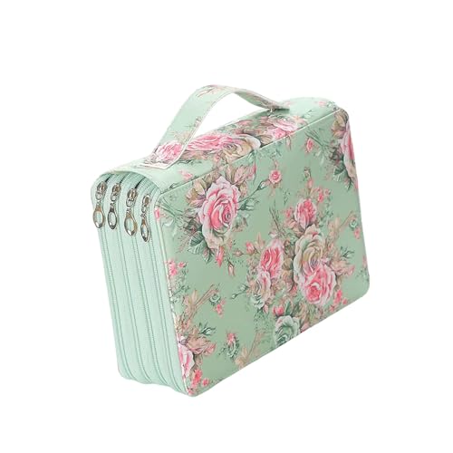 DABAIXIONG Hochkapazitäts Bleistiftbeutel 200 Slots Reißverschluss Fall Für Künstler Schüler Großer Kapazitätshalter Beutel Künstler Bleistift Fall von DABAIXIONG