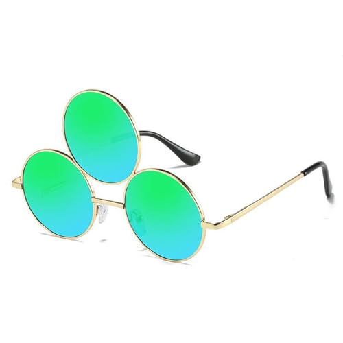 DABAIXIONG Mode Bunte Runde Drei Rahmenlinsen Sonnenbrille Für Mädchen Party Mädchen Nehmen Foto Weihnachten Camping Sonnenbrille DABAIXIONG Mode Bunte Runde Drei Rahmenlinsen Sonnenbrille Für Mädchen Party Mädchen Nehmen Foto Weihnachten Camping Sonnenbrille von DABAIXIONG