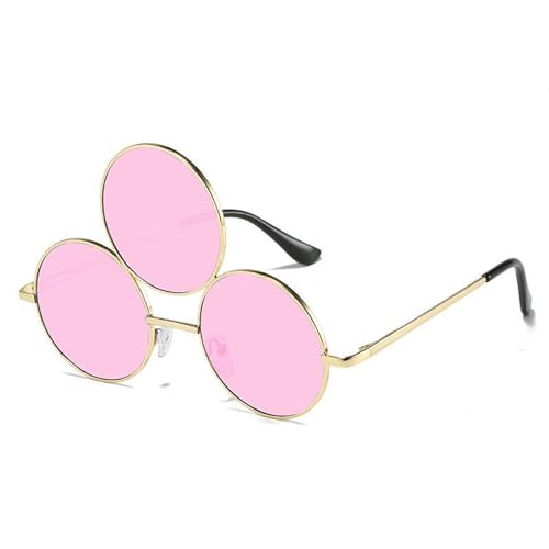 DABAIXIONG Mode Bunte Runde Drei Rahmenlinsen Sonnenbrille Für Mädchen Party Mädchen Nehmen Foto Weihnachten Camping Sonnenbrille DABAIXIONG Mode Bunte Runde Drei Rahmenlinsen Sonnenbrille Für Mädchen Party Mädchen Nehmen Foto Weihnachten Camping Sonnenbrille von DABAIXIONG