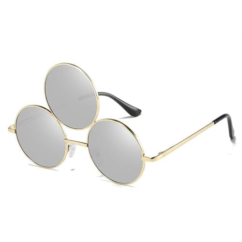DABAIXIONG Mode Bunte Runde Drei Rahmenlinsen Sonnenbrille Für Mädchen Party Mädchen Nehmen Foto Weihnachten Camping Sonnenbrille DABAIXIONG Mode Bunte Runde Drei Rahmenlinsen Sonnenbrille Für Mädchen Party Mädchen Nehmen Foto Weihnachten Camping Sonnenbrille von DABAIXIONG