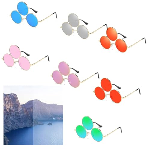 DABAIXIONG Mode Bunte Runde Drei Rahmenlinsen Sonnenbrille Für Mädchen Party Mädchen Nehmen Foto Weihnachten Camping Sonnenbrille DABAIXIONG Mode Bunte Runde Drei Rahmenlinsen Sonnenbrille Für Mädchen Party Mädchen Nehmen Foto Weihnachten Camping Sonnenbrille von DABAIXIONG