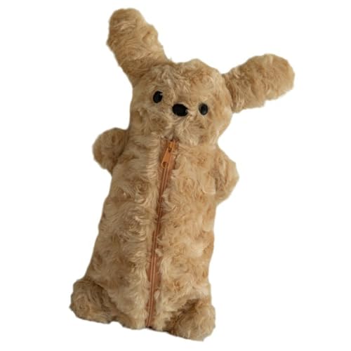 DABAIXIONG Plüschbären Bleistift Gehäuse 10.6x6inch Stift Organisatoren Reisen Make Up Tasche Große Kapazität Reißverschlüsse Für Frauen Girl Office School Bärentasche von DABAIXIONG