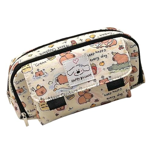 DABAIXIONG Stiftbeutel Mit Großer Kapazität Ausdehnen Stiftbeutel Reise Kosmetische Lagerung Mehrere Fächer Für Schülerinnen Mädchen Kosmetik von DABAIXIONG