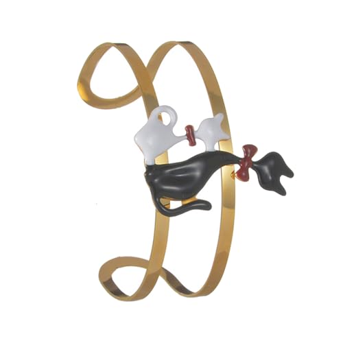 DABAIXIONG Stilvoller Edelstahl Schmetterling Bemerkämpfer Verstellbarer Offener Manschettenschmuck Für Leichte Geschenke Geburtstage Oder Jubiläen Edelstahl Verstellbarer Schmuck von DABAIXIONG