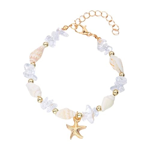 DABAIXIONG Stylish Sea Themeed Armband Perlen Armband Alltagsnarmband Legierungstextur Für Tägliche Und Partykleidung Geeignet von DABAIXIONG