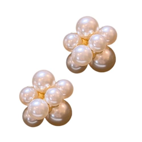 Elegante Süßwasserperlenohrringe In Robuster Legierung Bieten Elegante Charme Und Bequem Für Modische Weibliche Perlen Ohrringe von DABAIXIONG