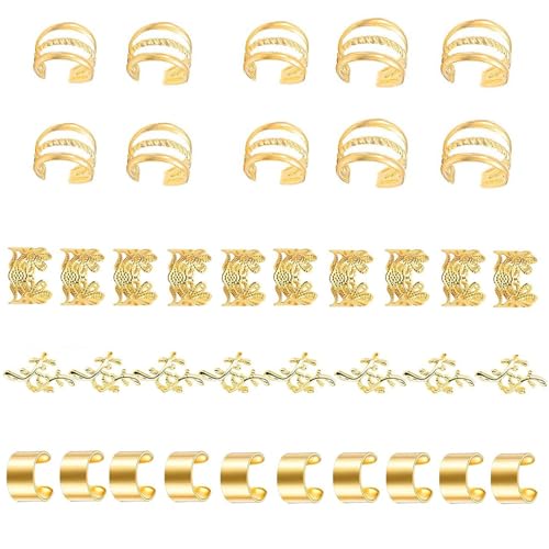 Goldene Geflecht Clip Haarperlen Losen Spulen Haarclip Dreadlock Perlengeflecht Ringe Haarringe Haarschmuck Für Geflecht Goldene Geflecht Clip Haarperlen Losen Spulen Haarclip Dreadlock Perlengeflecht Ringe Haarringe Haarschmuck Für Geflecht von DABAIXIONG