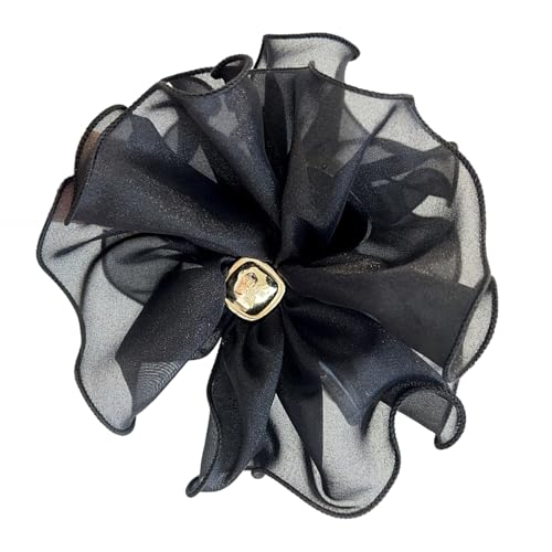 Haarklaue Clip Hibiscus Clip Kopfbedeckung Haarklaue Klemme Elegante Strandhaarhalter Barrettes Starke Haltshaarnadel Für Mädchen von DABAIXIONG