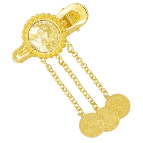 Legierung Goldmünze Quasten Haarclip Schimmernde Farbe Entenbill Clip Für Trendige Frauen Und Mädchen Styles Kopfbedeckung Legierung Goldmünze Quasten Haarclip Schimmernde Farbe Entenbill Clip Für Trendige Frauen Und Mädchen Styles Kopfbedeckung von DABAIXIONG