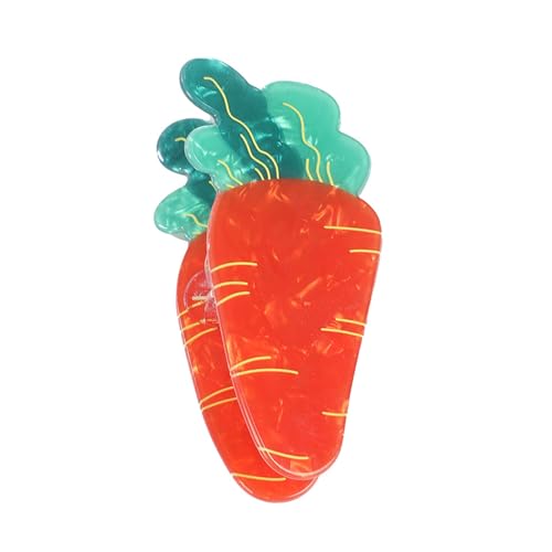 Obstform Haarklaue Clip Für Mädchen Frauen Praktische PVC Haarnadel Zurück Zum Schullehrer Accessoires Barrettes Lustige Springhaarklaue von DABAIXIONG