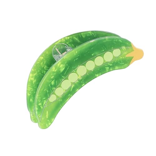Obstform Haarklaue Clip Für Mädchen Frauen Praktische PVC Haarnadel Zurück Zum Schullehrer Accessoires Barrettes Lustige Springhaarklaue von DABAIXIONG