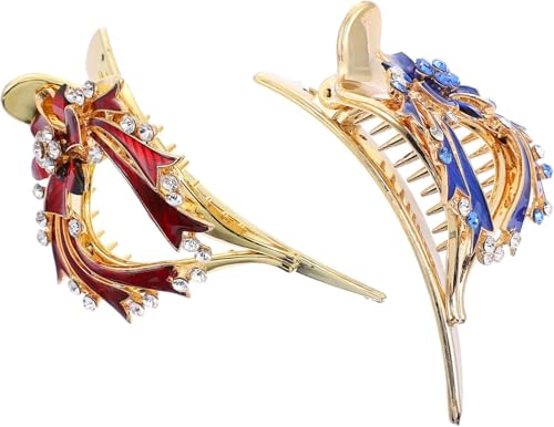 DACHAO Haarspange Diamant Stirnband Mädchen Haarschmuck Weihnachten Diamant Haarspange von DACHAO