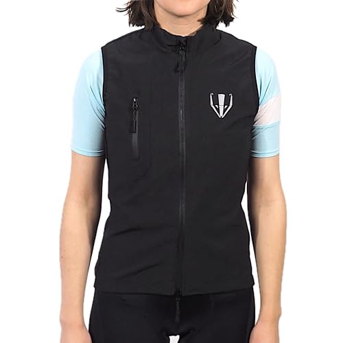 DACHS Ultraleichte Radsport Gilet – Atmungsaktive, Wasserabweisende, Reflektierende Radweste - Damen (RG01/D, DE/NL/SE/PL, Alphanumerisch, XL, Regular, Regular) von DACHS