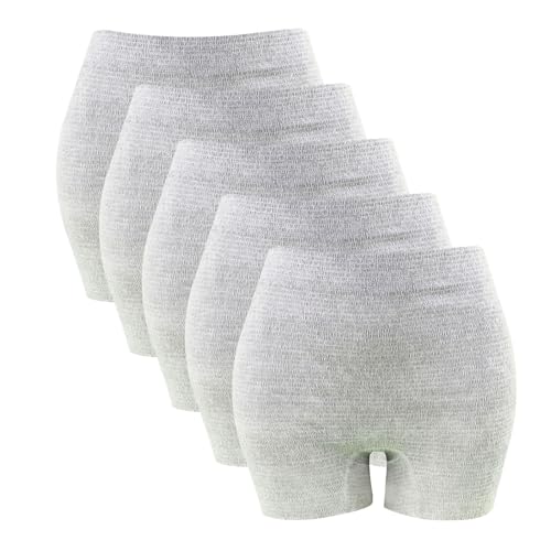 DACONGMING 5pc Wochenbett Unterwäsche Kaiserschnitt Unterhose Weiche Atmungsaktive Schwangerschaftshose für Das Wochenbett Wochenbetteinlagen Intimdusche Netzhosen Wochenbett von DACONGMING