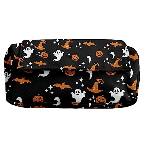 DACONGMING Halloween Kürbis Muster Stift Tasche Bleistift Fall Peripheren Bleistift Multifunktionale Werkzeuge Briefpapier Lagerung Box Tasche E-10883 (A, One Size) von DACONGMING