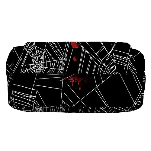 DACONGMING Halloween Kürbis Muster Stift Tasche Bleistift Fall Peripheren Bleistift Multifunktionale Werkzeuge Briefpapier Lagerung Box Tasche E-10883 (F, One Size) von DACONGMING