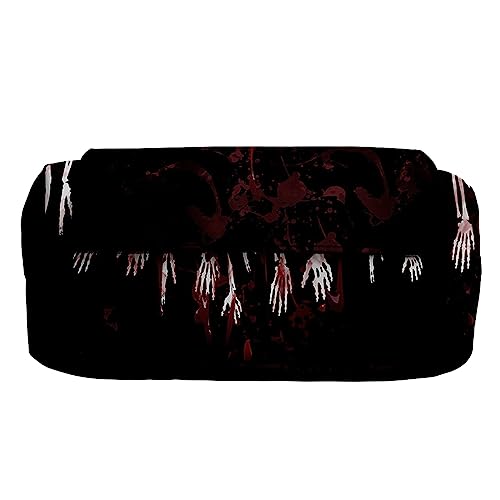 DACONGMING Halloween Kürbis Muster Stift Tasche Bleistift Fall Peripheren Bleistift Multifunktionale Werkzeuge Briefpapier Lagerung Box Tasche Werkzeugkiste Mit Schubladen (O, One Size) von DACONGMING