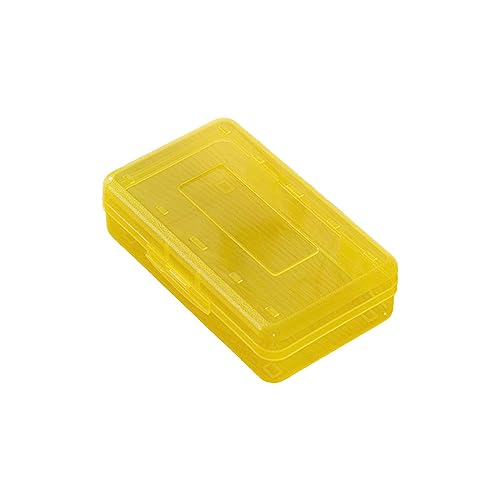 Transparentes Federmäppchen aus Kunststoff für Grund- und Sekundarschüler, niedliche Skizzenkunst-Studenten, minimalistische Schreibwarenbox Kunststoff-Bürostuhlmatte Für Teppich (Yellow, One Size) von DACONGMING