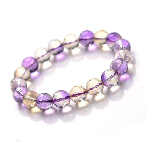 Steinarmband Für Damen – Natürliches Kristall-Ametrin-Facettenarmband, Modisches Damen-Kristall-Armband Mit Elastischer Kordel Für Geburtstag, Weihnachten, Erntedankfest, Schmuckgeschenke, Wie A Steinarmband Für Damen – Natürliches Kristall-Ametrin-Facettenarmband, Modisches Damen-Kristall-Armband Mit Elastischer Kordel Für Geburtstag, Weihnachten, Erntedankfest, Schmuckgeschenke, Wie A von DACRWEKZ