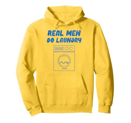 Echte Männer waschen, lustiges Vintage-Retro-Stay Home Dad Life Pullover Hoodie von DAD LIFE Stay At Home Hero