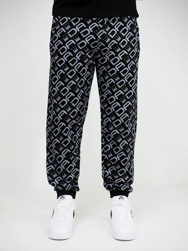 DADA Supreme Jogginghose Hiphop Baggy Design All Over Print mit Kordelzug All Over Sweatpants von DADA Supreme