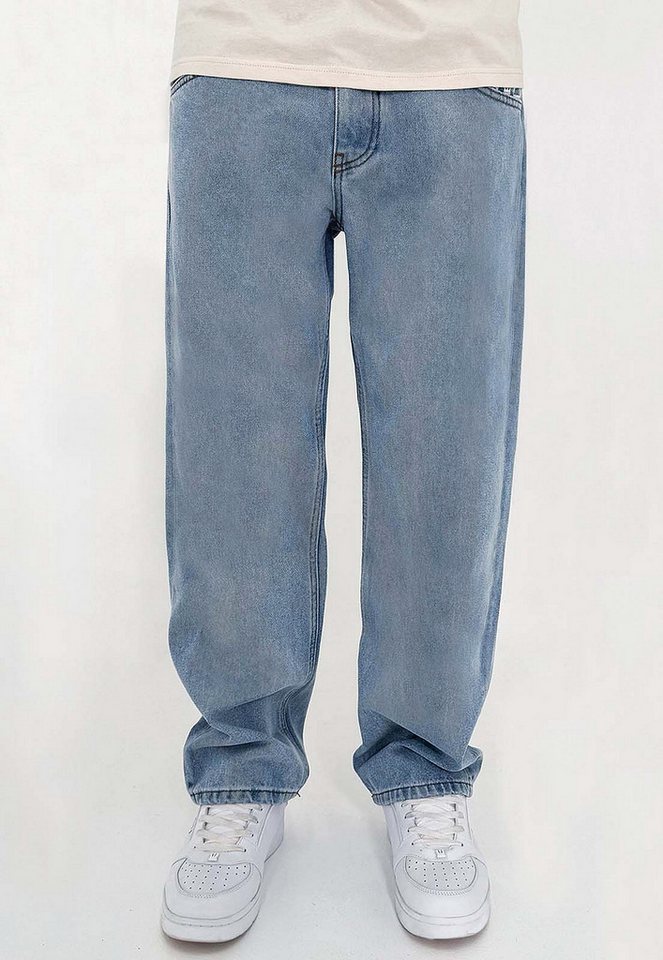 DADA Supreme Regular-fit-Jeans Bequem mit Logodruck Denim Minimal Baggy Pants Loose Fit Jeans von DADA Supreme