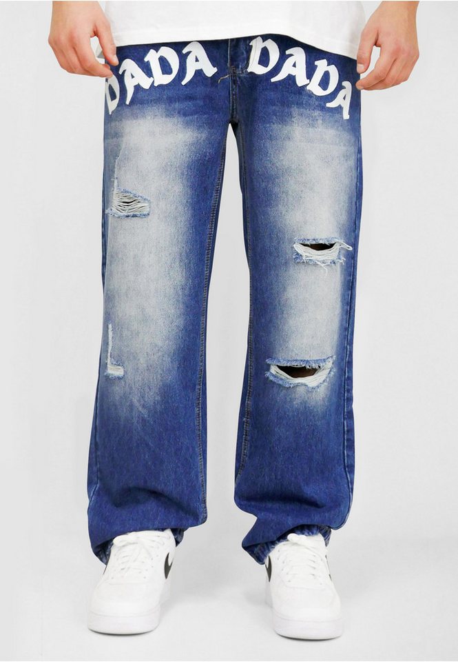 DADA Supreme Shorts DADA Supreme Dada Supreme Front Logo Destroyed Loose Fit Jeans (1-tlg) von DADA Supreme