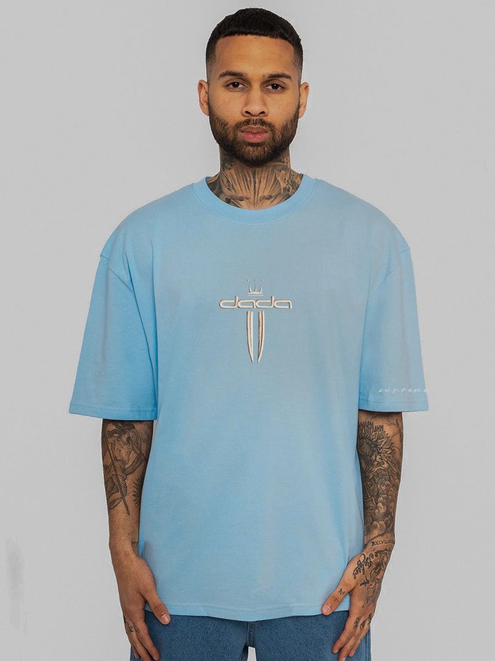DADA Supreme T-Shirt Oversize mit Stickerei Frotee Logo von DADA Supreme