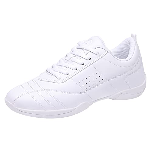 DADAWEN Damen Cheerleading Schuhe Mädchen Sneaker,Weiß,29 EU von DADAWEN