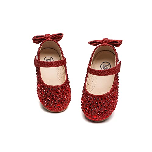 DADAWEN Mädchen Mary Jane Schuhe Glitzer Prinzessin Schuhe Festliche Ballerinas,Rot,30 EU DADAWEN Mädchen Mary Jane Schuhe Glitzer Prinzessin Schuhe Festliche Ballerinas,Rot,30 EU von DADAWEN