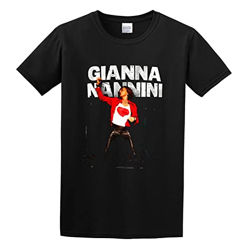Men's Gianna-Nannini Locandina-Ok T-Shirt Print Tees Short Sleeve O Neck XXL von DADIE