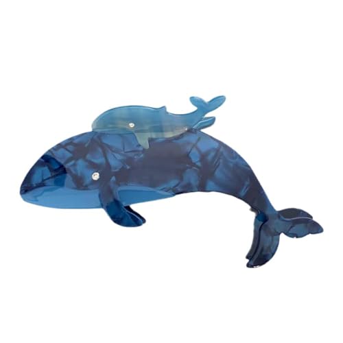 Ocean Series Tiergreifer Clip Cartoon Marine Hai Haarspangen Blau Wal Hai Kopfschmuck Haarschmuck Form Schwarz von DAGESVGI