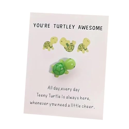 "You're Turtley Awesome", inspirierende Mini-Karte mit dekorativer Motivation von DAGESVGI