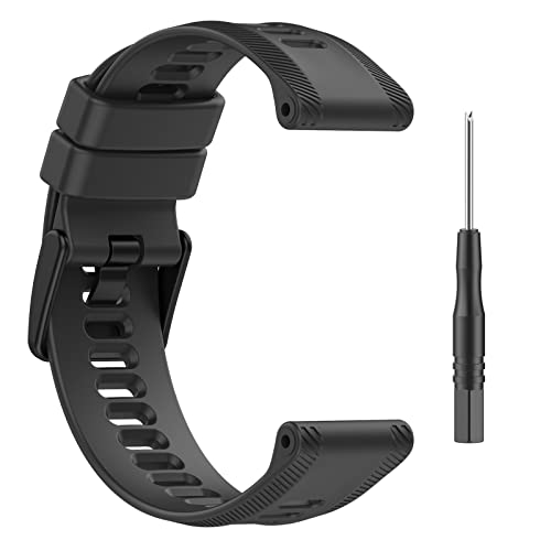 Ersatz-Uhrenarmband aus Silikon, 22,4 mm, für Garmin Forerunner 955 Descent G1 Armbänder Zubehör von DAGIJIRD