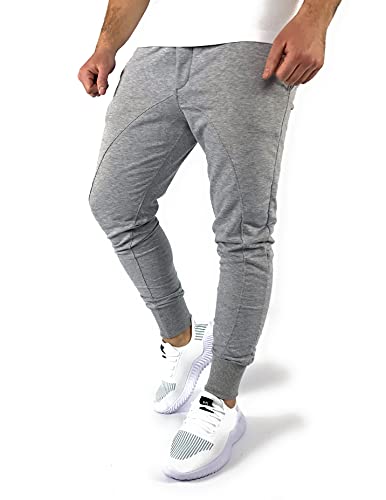 DAHMAN Jogginghose Herren Sporthose Trainingshose Fitness Freizeit Hose Jogger H2021 (as3, Alpha, x_l, Regular, Regular, Grau) von DAHMAN