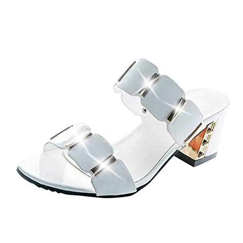 DAIFINEY Fish Mode Plus Größe Absatz Mitte Absatz Frauen Mund dicke Sommersandalen Frauen Sandalen Lammfell Schuhe Damen von DAIFINEY