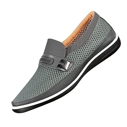 DAIFINEY Schuhe weiche Hohle Slip-on Sommerschuhe atmungsaktiv unten lässige Männer-Schuhe Mesh-Freizeitschuhe für Herren Schuhe Für Herren Slipper von DAIFINEY