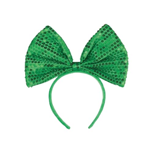 Fitness Stirnband Damen St. Day Grünes irisches Stirnband für Erwachsene, Festival-Regenbogen-Stirnband (Green, A) von DAIFINEY