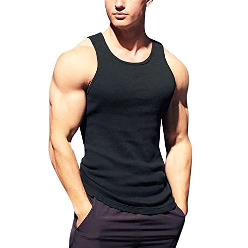 Herren Gym Bodybuilding Stringer Tank Top Workout Muscle Cut Shirt Fitness ärmelloses Weste Tank Top Jade Herren von DAIFINEY