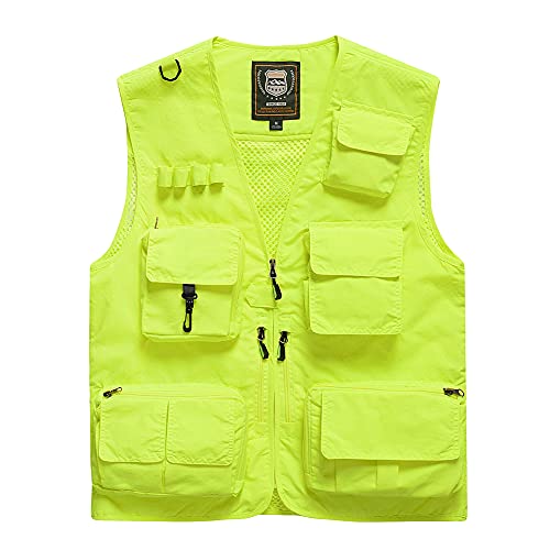 DAIHAN Herren Outdoor Ärmellos Weste Anglerweste Multifunktions Weste für Angler Wander Jagd Militär Jagd- Und Angler Camping Wandern Weste Freizeit Jacke,Grün2,4XL DAIHAN Herren Outdoor Ärmellos Weste Anglerweste Multifunktions Weste für Angler Wander Jagd Militär Jagd- Und Angler Camping Wandern Weste Freizeit Jacke,Grün2,4XL von DAIHAN
