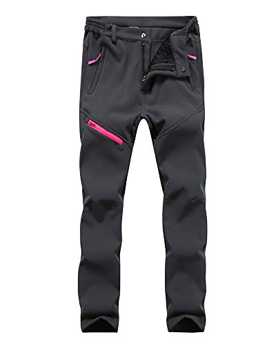 Herren/Damen Warm Softshellhose Skihose Fleece Gefüttert Wasserdicht Winterhose Winddicht Regenhose Funktionshose Trekkinghose Frauen Dunkel Grau XXL Herren/Damen Warm Softshellhose Skihose Fleece Gefüttert Wasserdicht Winterhose Winddicht Regenhose Funktionshose Trekkinghose Frauen Dunkel Grau XXL von DAIHAN