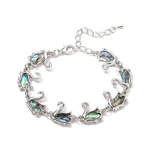 DAIJES Animal Whale Penguin Butterfly Shell Abalone Shell Bracelet Anklet Two-purpose,Goose von DAIJES