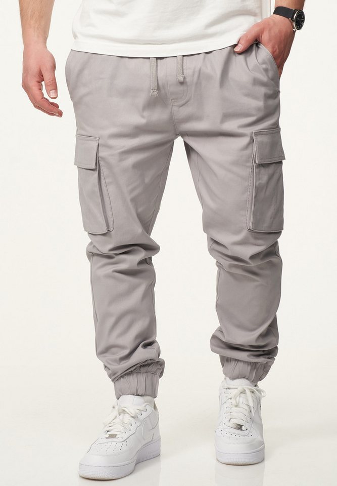 DAILY COTTON Cargohose als Stoffhose mit Cargo Taschen - Freizeithose Herren Jogger-Hose Jeans mit Gummibund & Tunnelzug Pants DAILY COTTON Cargohose als Stoffhose mit Cargo Taschen - Freizeithose Herren Jogger-Hose Jeans mit Gummibund & Tunnelzug Pants von DAILY COTTON