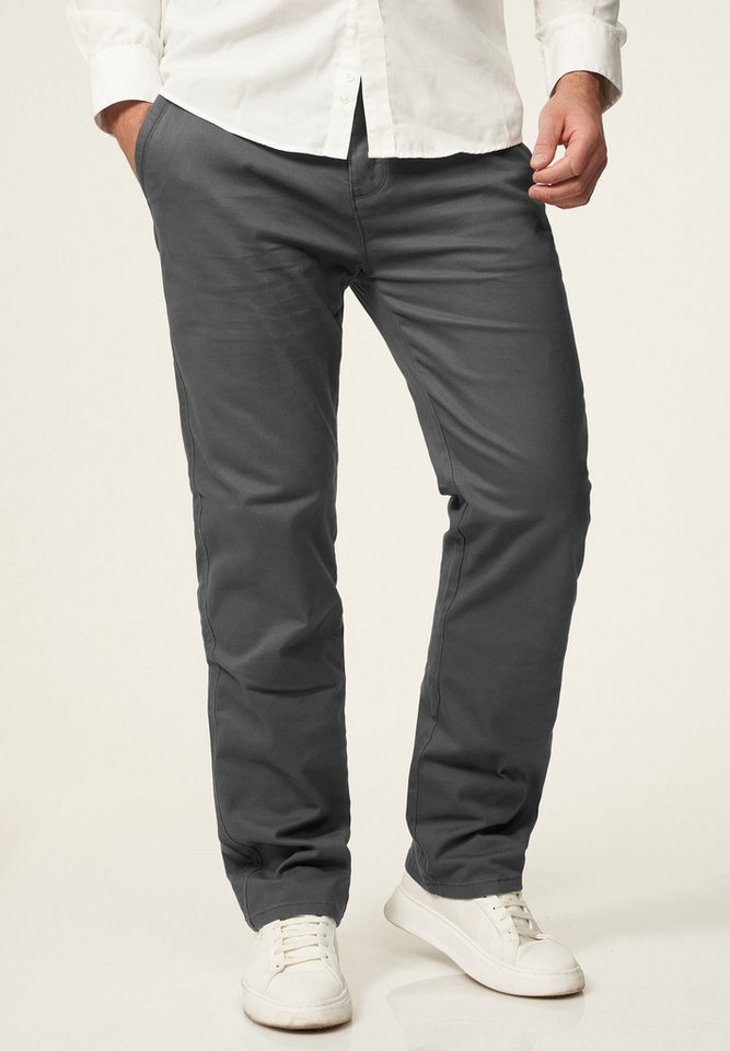 DAILY COTTON Chinohose DCDAVIE Herren Chino Hose Elastische Jeans Stoffhose Straight-Fit Casual von DAILY COTTON