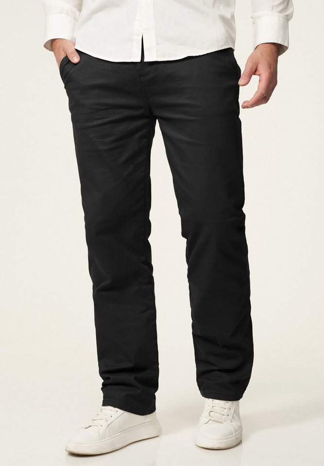 DAILY COTTON Chinohose DCDAVIE Herren Chino Hose Elastische Jeans Stoffhose Straight-Fit Casual von DAILY COTTON