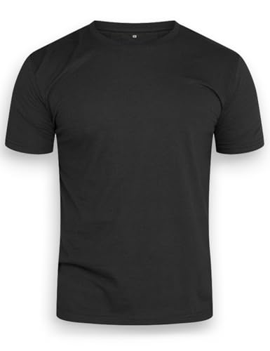 DAILY COTTON Herren 1er 3er 5er Packung T-Shirts mit Rundhalsausschnitt Set Rundhals einfarbig -Schwarz-M DAILY COTTON Herren 1er 3er 5er Packung T-Shirts mit Rundhalsausschnitt Set Rundhals einfarbig -Schwarz-M von DAILY COTTON